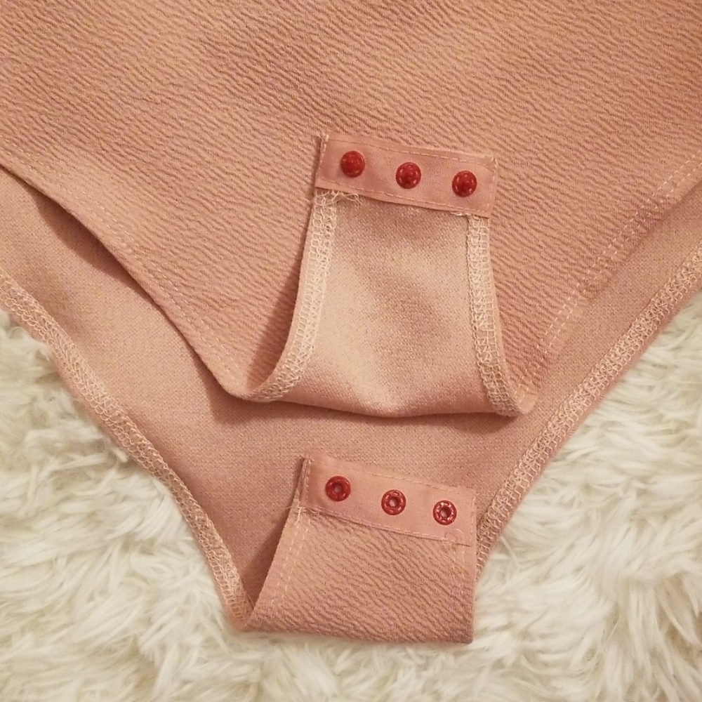 Pink stretchy Onesie / Leotard - Picture 2 of 4